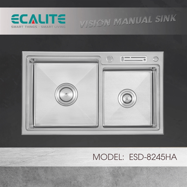 Chậu rửa chén Vision Manual Sink Ecalite ESD-8245HC